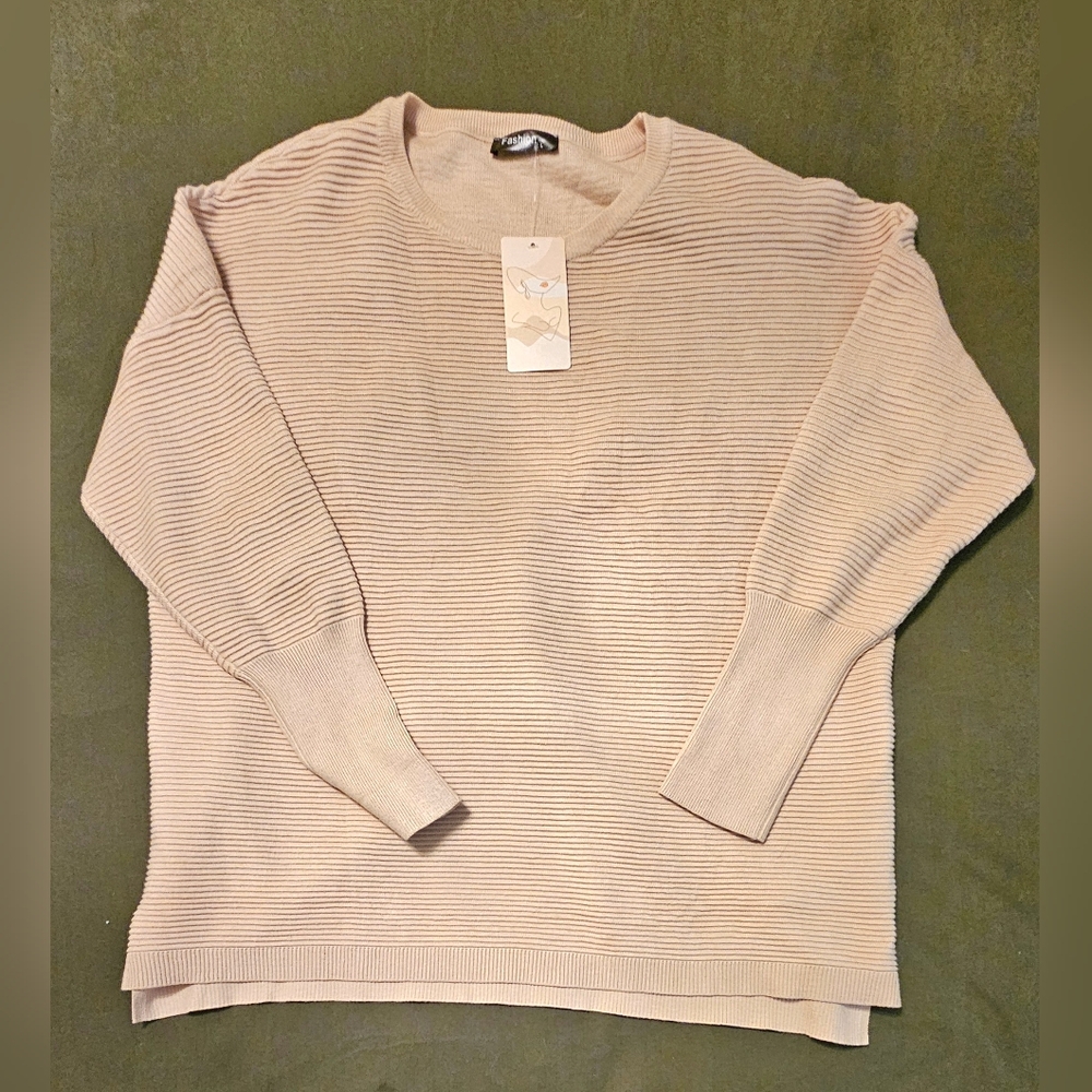 Fashion Ribbed Sweater‎